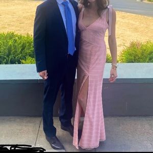 Lovers + friends pink dress